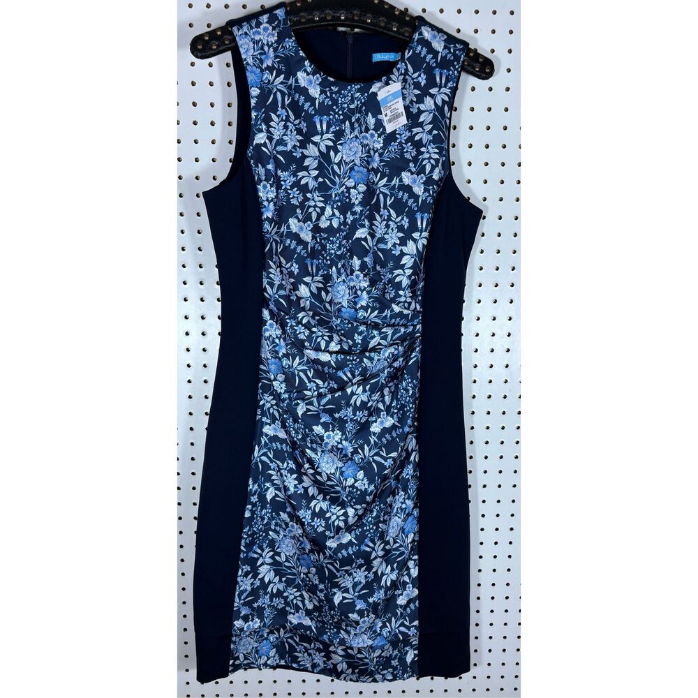 J. Mclaughlin Womens Marissa Amelia Floral Ruched Sheath dress size M